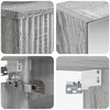 Vonios spintos komplektas 4 pcs Pilka Sonoma 50 x 14,5 x 70 cm