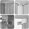 Vonios spintos komplektas 4 pcs Pilka Sonoma