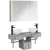 Vonios spintos komplektas 4 pcs Pilka Sonoma