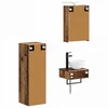 Vonios spintos komplektas 4 pcs Sendintos medienos