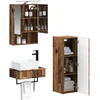 Vonios spintos komplektas 4 pcs Sendintos medienos