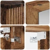 Vonios spintos komplektas 4 pcs Sendintos medienos