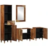 Vonios spintos komplektas 4 vnt. Medus ruda 62 x 33 x 58 cm