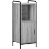 Vonios spintos komplektas 4 vnt. Pilka Sonoma 40 x 36 x 181 cm