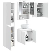 Vonios spintos komplektas 5 pcs Balta 50 x 14,5 x 70 cm