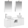 Vonios spintos komplektas 5 pcs Balta 50 x 14,5 x 70 cm