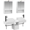 Vonios spintos komplektas 5 pcs Balta 50 x 14,5 x 70 cm