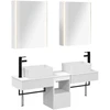 Vonios spintos komplektas 5 pcs Balta 53 x 15,5 x 70 cm