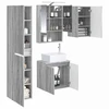 Vonios spintos komplektas 5 pcs Pilka Sonoma 50 x 14,5 x 70 cm