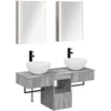 Vonios spintos komplektas 5 pcs Pilka Sonoma