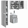 Vonios spintos komplektas 5 pcs Pilka Sonoma