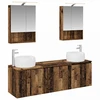 Vonios spintos komplektas 5 pcs Sendintos medienos