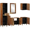 Vonios spintos komplektas 5 vnt. Medus ruda 62 x 33 x 58 cm
