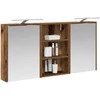 Vonios spintos komplektas su lentyna 3 pcs 126 x 16 x 62.5 cm