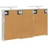 Vonios spintos komplektas su lentyna 3 pcs 110 x 10,5 x 60,5 cm