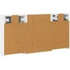 Vonios spintos komplektas su lentyna 3 pcs 100 x 10,5 x 50 cm