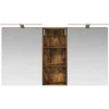 Vonios spintos komplektas su lentyna 3 pcs 130 x 14,5 x 70 cm