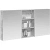 Vonios spintos komplektas su lentyna 3 pcs 140 x 14,5 x 70 cm