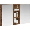 Vonios spintos komplektas su lentyna 3 pcs 80 x 10,5 x 50 cm