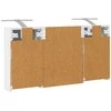 Vonios spintos komplektas su lentyna 3 pcs 100 x 10,5 x 50 cm