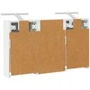 Vonios spintos komplektas su lentyna 3 pcs 90 x 10,5 x 50 cm