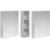 Vonios spintos komplektas su lentyna 3 pcs 120 x 14,5 x 70 cm