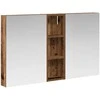 Vonios spintos komplektas su lentyna 3 pcs 100 x 10,5 x 60,5 cm