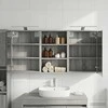 Vonios spintos komplektas su lentyna 3 pcs 126 x 16 x 62.5 cm