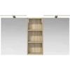 Vonios spintos komplektas su lentyna 3 pcs 130 x 14,5 x 70 cm