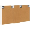 Vonios spintos komplektas su lentyna 3 pcs 130 x 14,5 x 70 cm