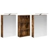 Vonios spintos komplektas su lentyna 3 pcs 140 x 14,5 x 70 cm