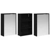 Vonios spintos komplektas su lentyna 3 pcs 126 x 16 x 62.5 cm