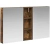 Vonios spintos komplektas su lentyna 3 pcs 100 x 10,5 x 60,5 cm