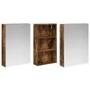Vonios spintos komplektas su lentyna 3 pcs 140 x 14,5 x 70 cm
