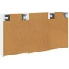 Vonios spintos komplektas su lentyna 3 pcs 120 x 10,5 x 60,5 cm
