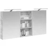 Vonios spintos komplektas su lentyna 3 pcs 140 x 14,5 x 70 cm