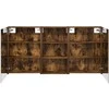 Vonios spintos komplektas su lentyna 3 pcs 140 x 14,5 x 70 cm