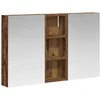 Vonios spintos komplektas su lentyna 3 pcs 80 x 10,5 x 50 cm