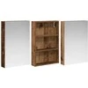 Vonios spintos komplektas su lentyna 3 pcs 120 x 10,5 x 60,5 cm