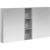 Vonios spintos komplektas su lentyna 3 pcs 120 x 14,5 x 70 cm