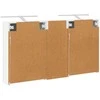 Vonios spintos komplektas su lentyna 3 pcs 130 x 14,5 x 70 cm