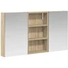 Vonios spintos komplektas su lentyna 3 pcs 90 x 10,5 x 50 cm