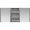 Vonios spintos komplektas su lentyna 3 pcs 126 x 16 x 62.5 cm