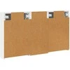 Vonios spintos komplektas su lentyna 3 pcs 110 x 10,5 x 60,5 cm