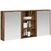 Vonios spintos komplektas su lentyna 3 pcs 126 x 16 x 62.5 cm