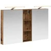 Vonios spintos komplektas su lentyna 3 pcs 100 x 10,5 x 60,5 cm