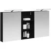 Vonios spintos komplektas su lentyna 3 pcs 140 x 14,5 x 70 cm