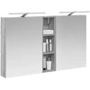 Vonios spintos komplektas su lentyna 3 pcs 120 x 14,5 x 70 cm