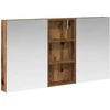 Vonios spintos komplektas su lentyna 3 pcs 110 x 10,5 x 60,5 cm