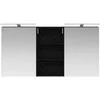 Vonios spintos komplektas su lentyna 3 pcs 140 x 14,5 x 70 cm
